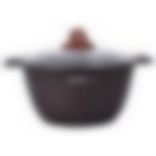 Кастрюля литая 3,0л стеклянная крышка Granit ultra original ТМ KUKMARA, (кго32а)