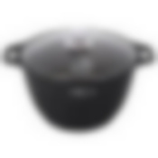 Кастрюля литая 3,0л стеклянная крышка Темный мрамор индукция ТМ KUKMARA, кмти32а