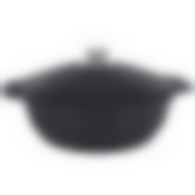 Кастрюля-жаровня литая 3,0л алюминиевая крышка ТМ KUKMARA, ж30а