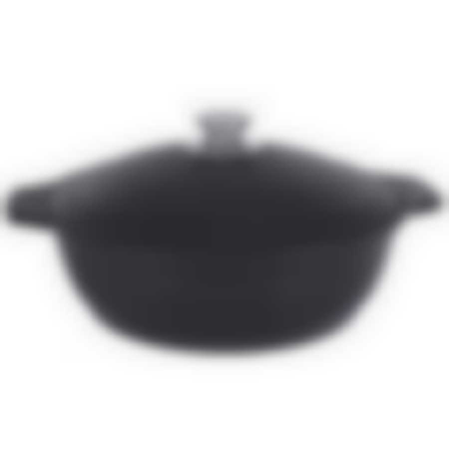 Кастрюля-жаровня литая 3,0л алюминиевая крышка ТМ KUKMARA, ж30а