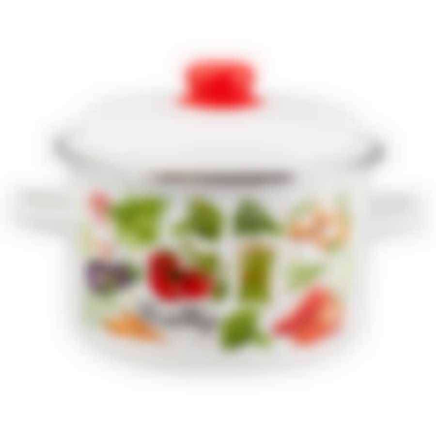 Кастрюля 4,0л цилиндрическая Veggies ТМ Appetite, 1RD201M