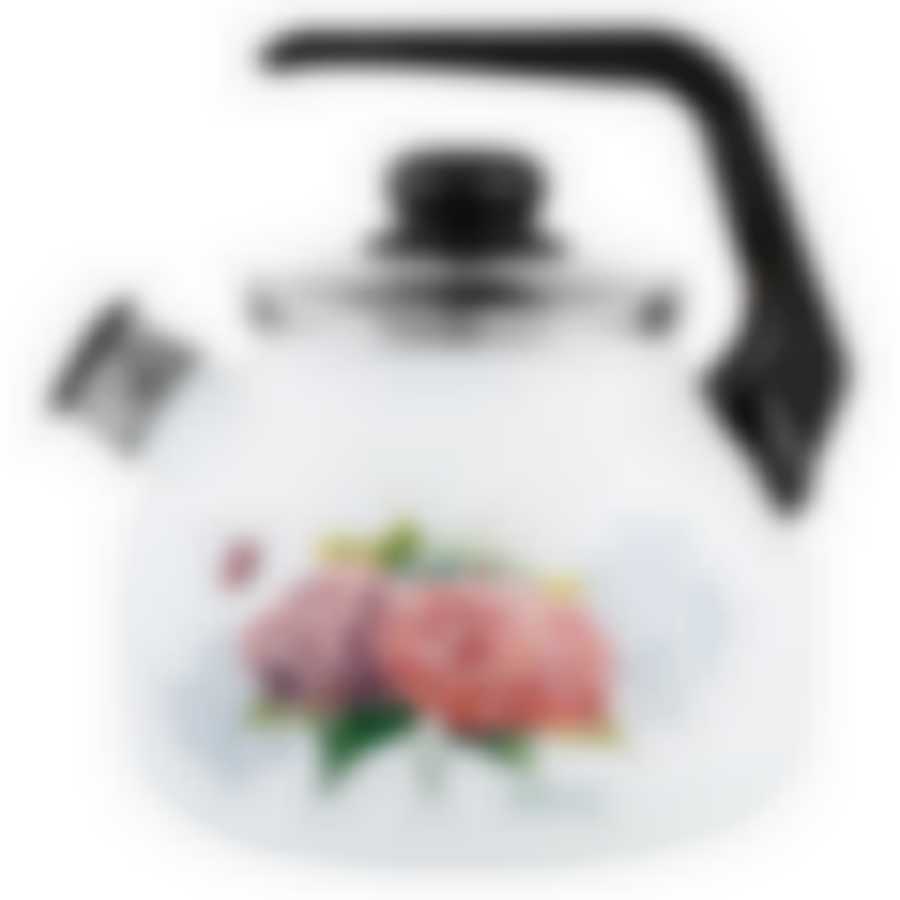 Чайник 3,0л со свистком Гортензия ТМ Appetite, 4с209я