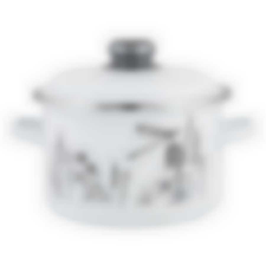 Кастрюля 4,0л цилиндрическая FLORA-2 ТМ Appetite, 1RD201M