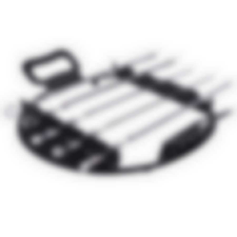 Подставка металлическая для шампуров на учаг для казана 12л, пшу012