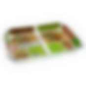 Форма прямоугольная 39x23x5см/2,8л с разделителем ТМ Appetite, PLS4