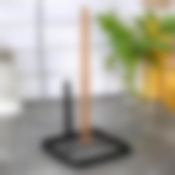 Подставка под бумажные полотенца Доляна, 30×15×15 см, цвет чёрный