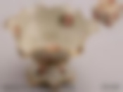 Конфетница на ножке "КОРЕЙСКАЯ РОЗА" диаметр=19 см.