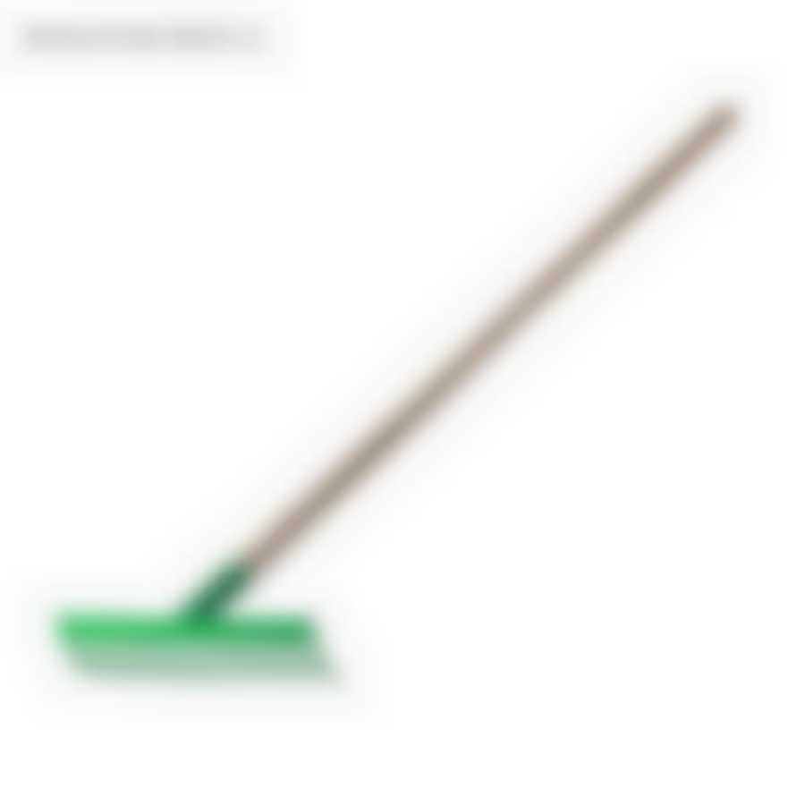 Грабли прямые, прямой зуб, 12 зубцов, металл, деревянный черенок