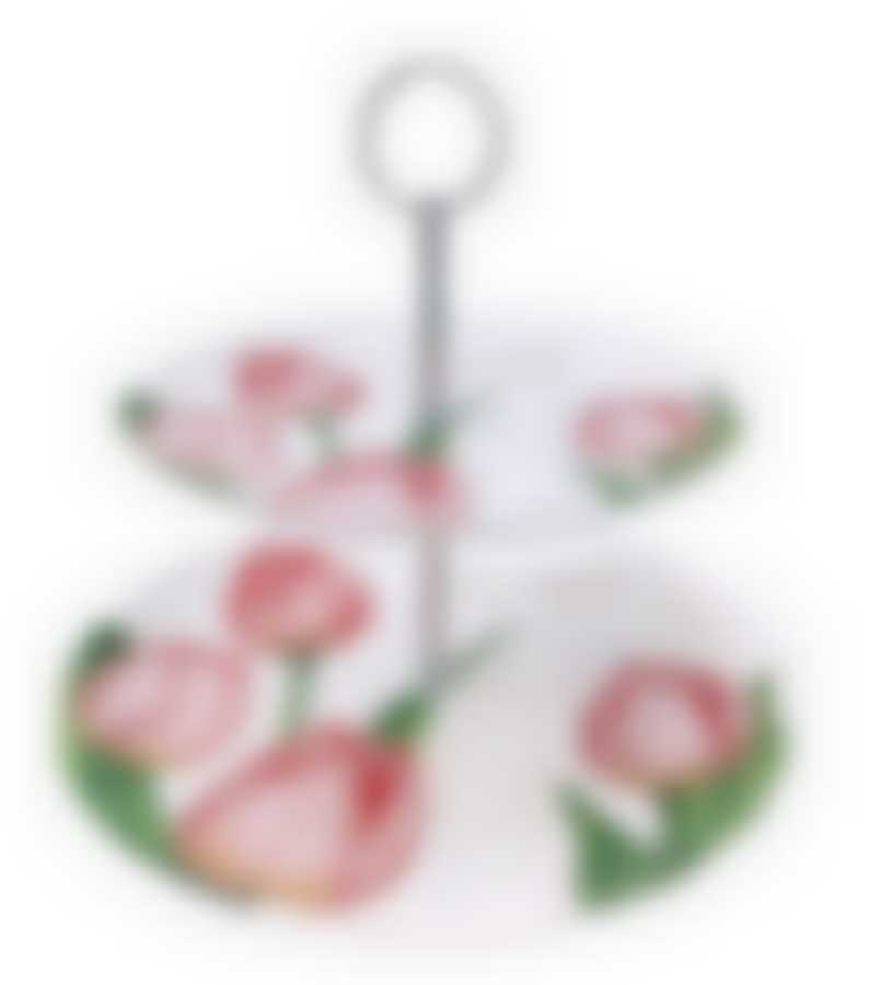 Этажерка 2-х ярусная "Тюльпаны"