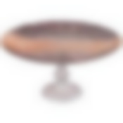 БЛЮДО НА НОЖКЕ "AURORA BROWN" 28СМ