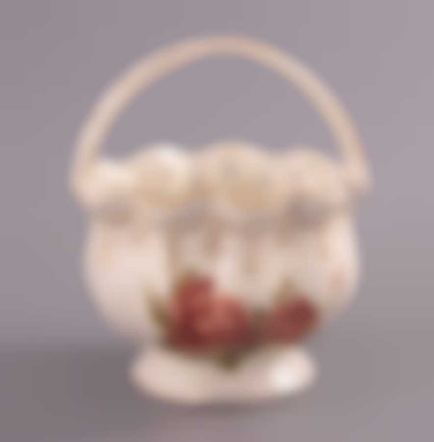 Конфетница с ручкой высота 16 см диаметр 12 см