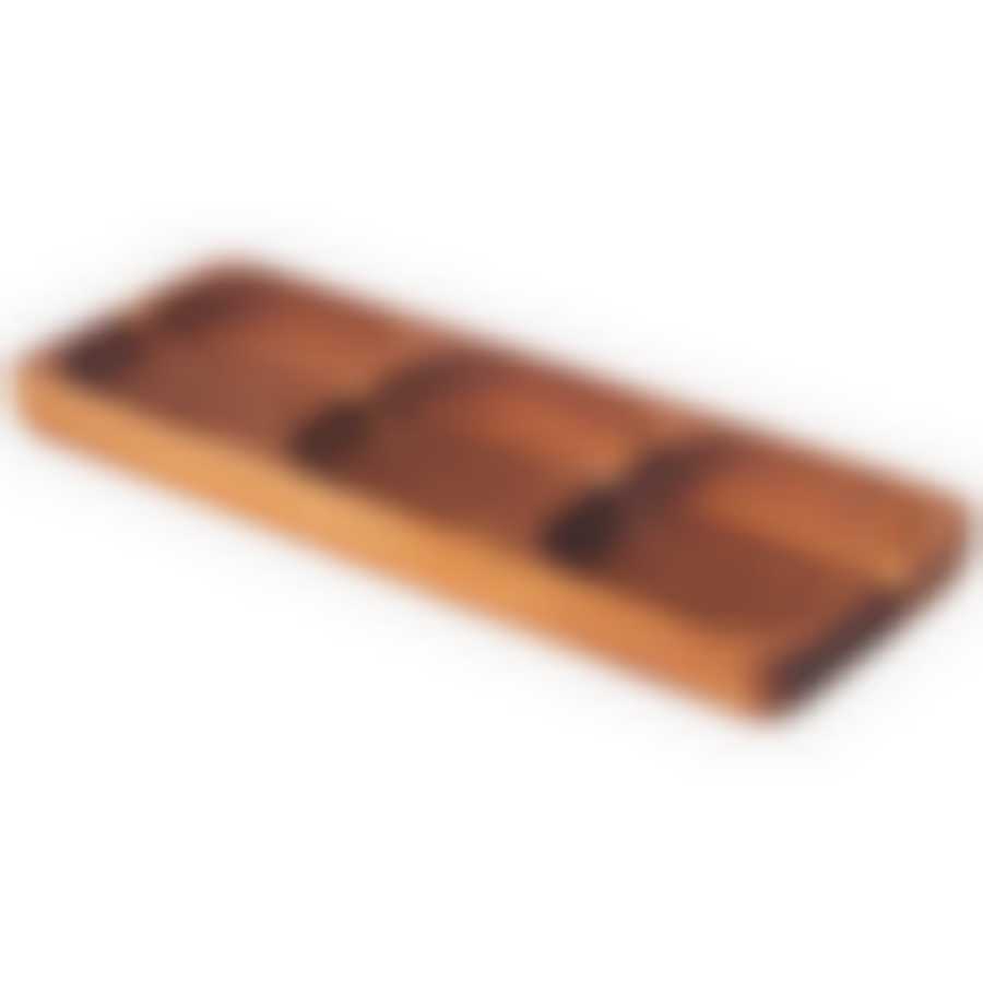 Менажница agness акация 3 секции