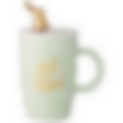 Кружка lefard с крышкой и ложкой bunny 390мл, мятная