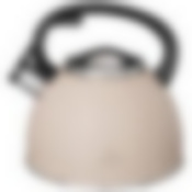 Чайник agness со свистком 2,5 л, beige, индукцион. дно