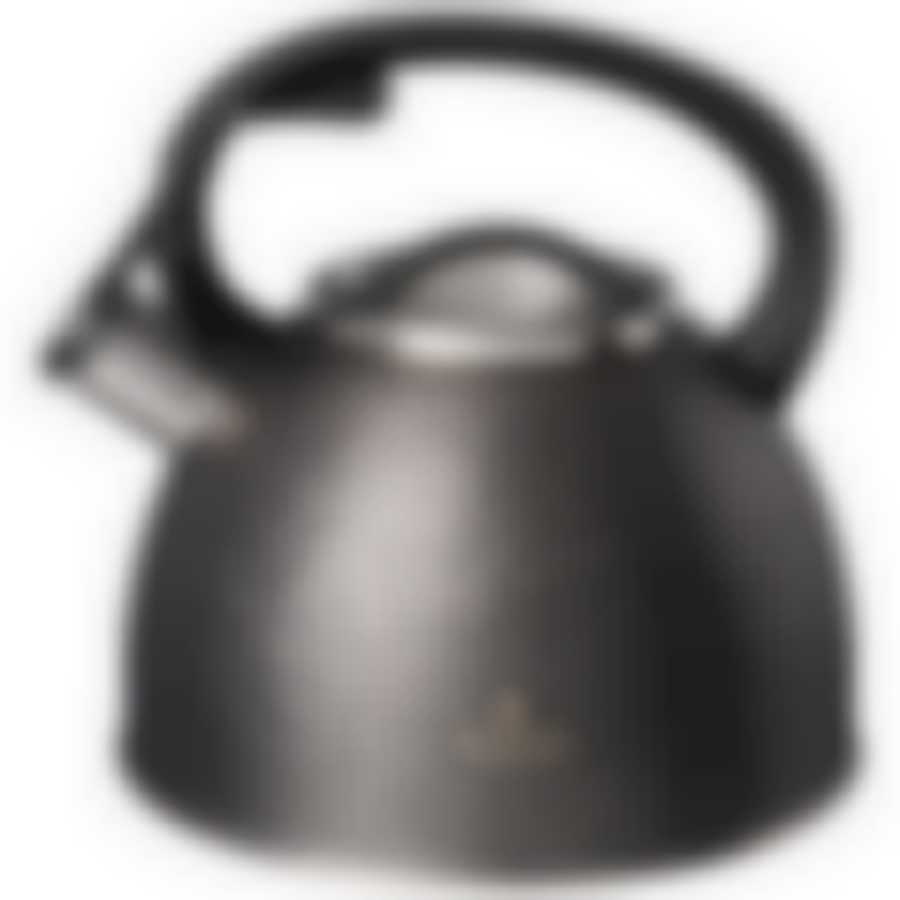 Чайник agness со свистком 2,5 л, grey, индукцион. дно