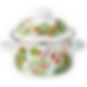 Кастрюля agness эмалированная с эмал.крышкой, 1.5 л, 16*10 см