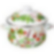 Кастрюля agness эмалированная с эмал.крышкой, 2.0 л, 18*11 см