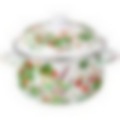 Кастрюля agness эмалированная с эмал.крышкой, 3.6 л, 22*13 см