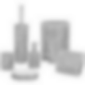 Набор для ванной комнаты мраморный 6 пр., 4.5л, серый