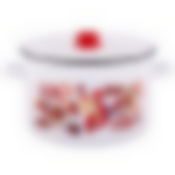 Кастрюля 7,0л цилиндрическая Паприка ТМ Appetite, 1с18с