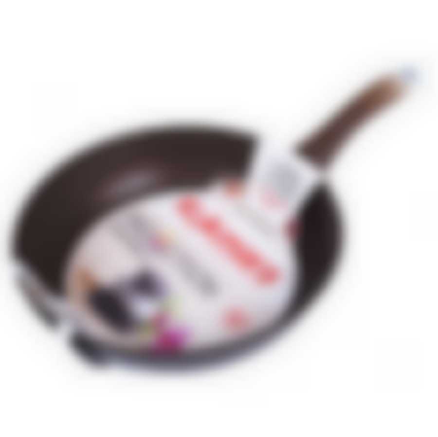 Сковорода литая 28см Кофейный мрамор индукция ТМ KUKMARA, (смки280а)