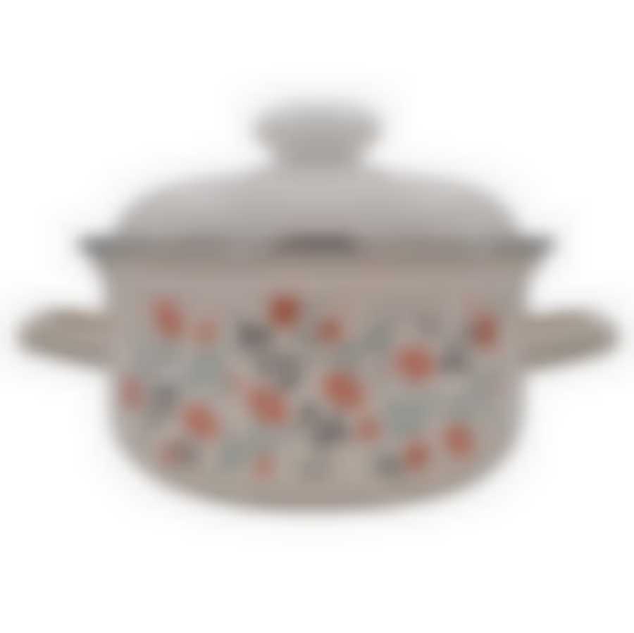 Кастрюля эмал 2,0л Blossom, 1510АП2/4