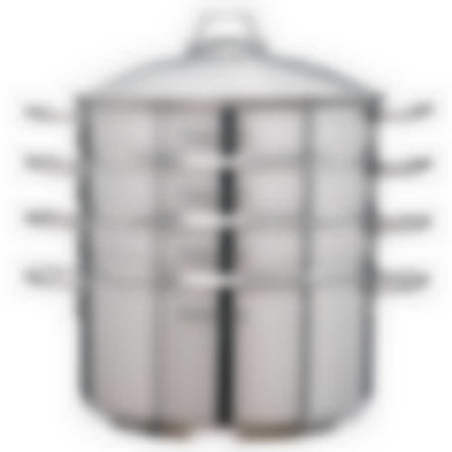 Мантоварка 6,0л стеклянная крышка 3 секции ТМ KUKMARA, STM-602603G