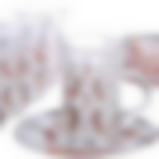 Набор д/чая стекляный 12пр LR с золотом