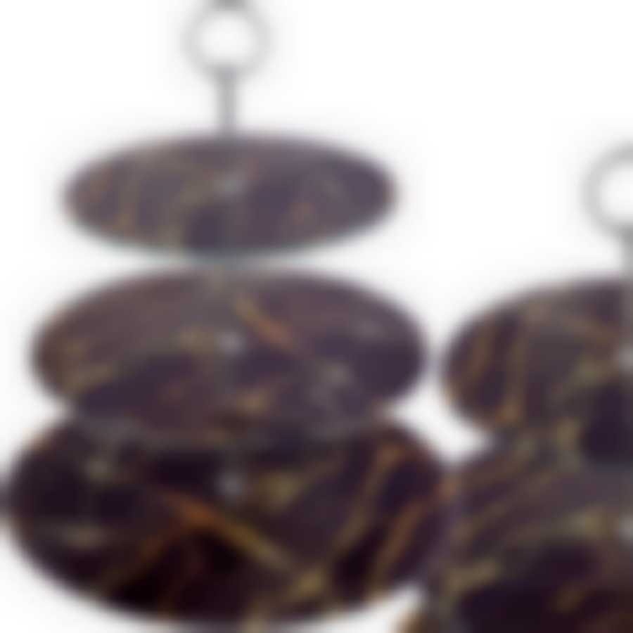 Конфетница 3-ярусная на ножке LR