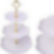 Конфетница 3ярус 15-19,5-25см фарфор LR