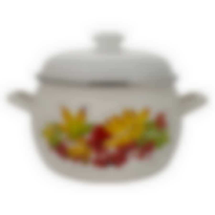 Кастрюля эмал 3,5л Рябина, 4213АП2/4