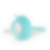 Сито (диам.130мм)(с воронкой)(голубой)