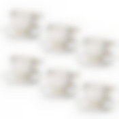 Кофейный набор на 6 персон Lefard Gold Line, 120 мл