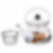 Чайник эмалированный с фильтром из нержавеющей стали Agness Котики, 1,3 л