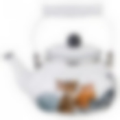 Чайник эмалированный Agness Котики, 2,5л