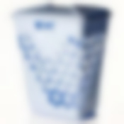 Корзина для белья "ВЕНЕЦИЯ", объем 60 л, 455 х 350 х 550 мм (цвет голубой)