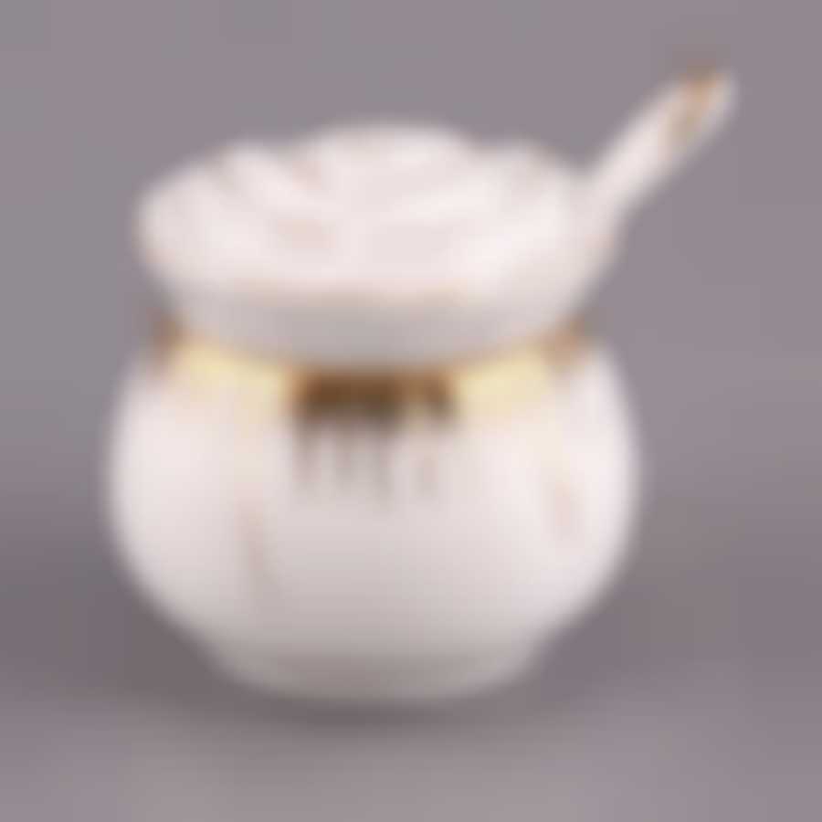 Соусник с ложкой "ЦВЕТОЧНАЯ СИМФОНИЯ"