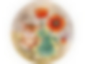 ТАРЕЛКА ДЕКОРАТИВНАЯ LEFARD "КОТЕНОК И МАКИ" 20,5*2,5 СМ