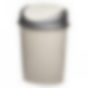 Контейнер для мусора овальный 8 л (слон. кость)