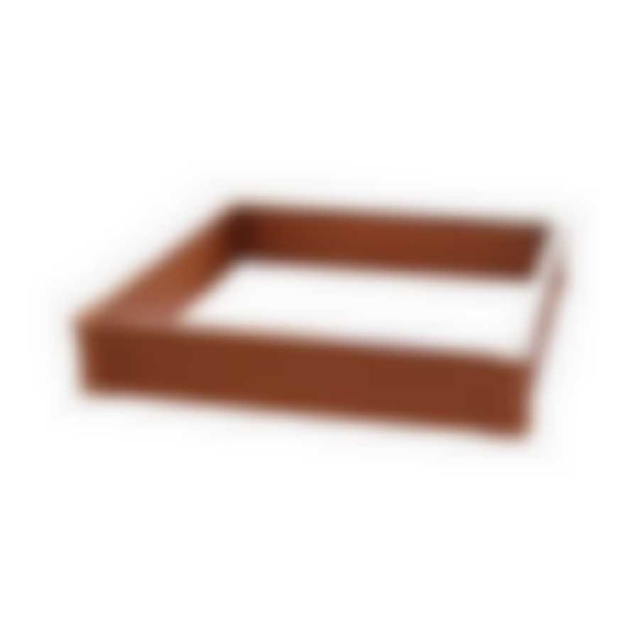 Ограждение квадратное Летняя клумба 120*120*21 (цвет в ассортименте)