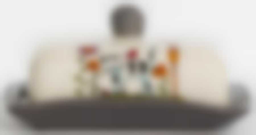 Маслёнка 165мм, (ПОЛОСАТЫЙ КОТ) цветная упаковка