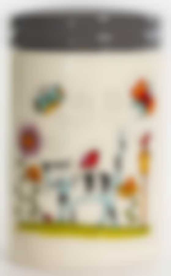 Банка д/сыпучих 850мл с крышкой,(ПОЛОСАТЫЙ КОТ) цветная упаковка