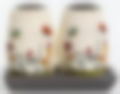 Набор д/специй солонка 112мм + перечница 112мм на керам.подставке,(ПОЛОСАТЫЙ КОТ) цветная упаковка