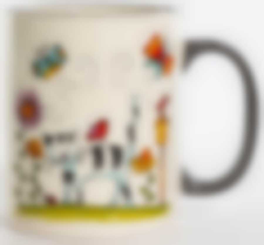 Кружка 350мл,(ПОЛОСАТЫЙ КОТ) цветная упаковка