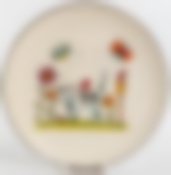 Блюдо круглое 240мм,(ПОЛОСАТЫЙ КОТ) цветная упаковка