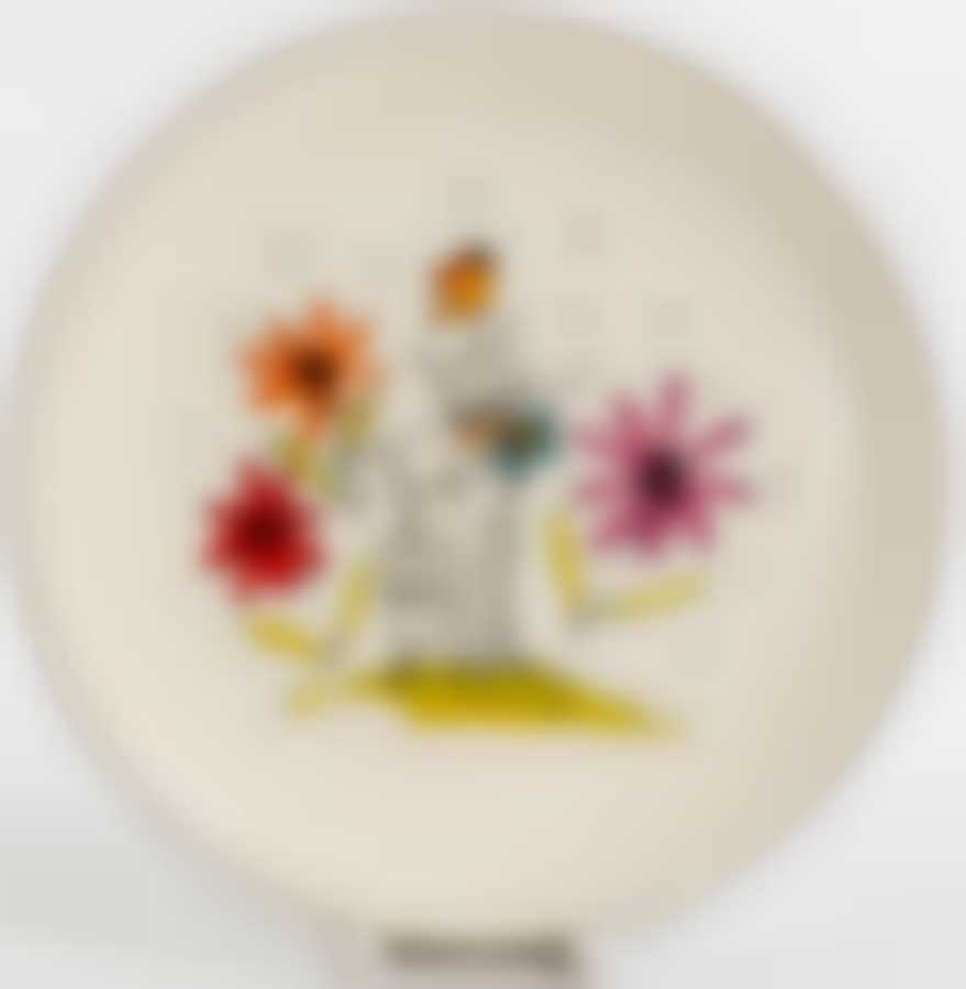 Блюдо круглое 240мм,(СЕРЫЙ КОТ) цветная упаковка