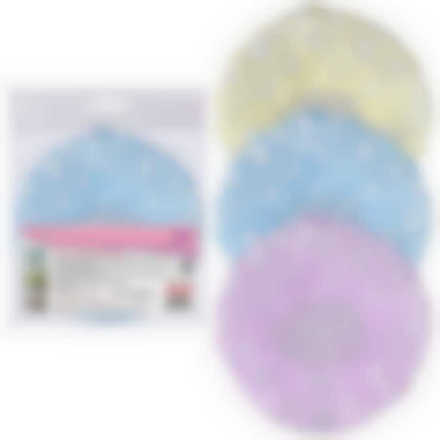 Шапочка для душа "Флер". Размер 52~60 см. 3диз  3цв