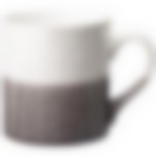 Кружка бело-серая 530 мл 
