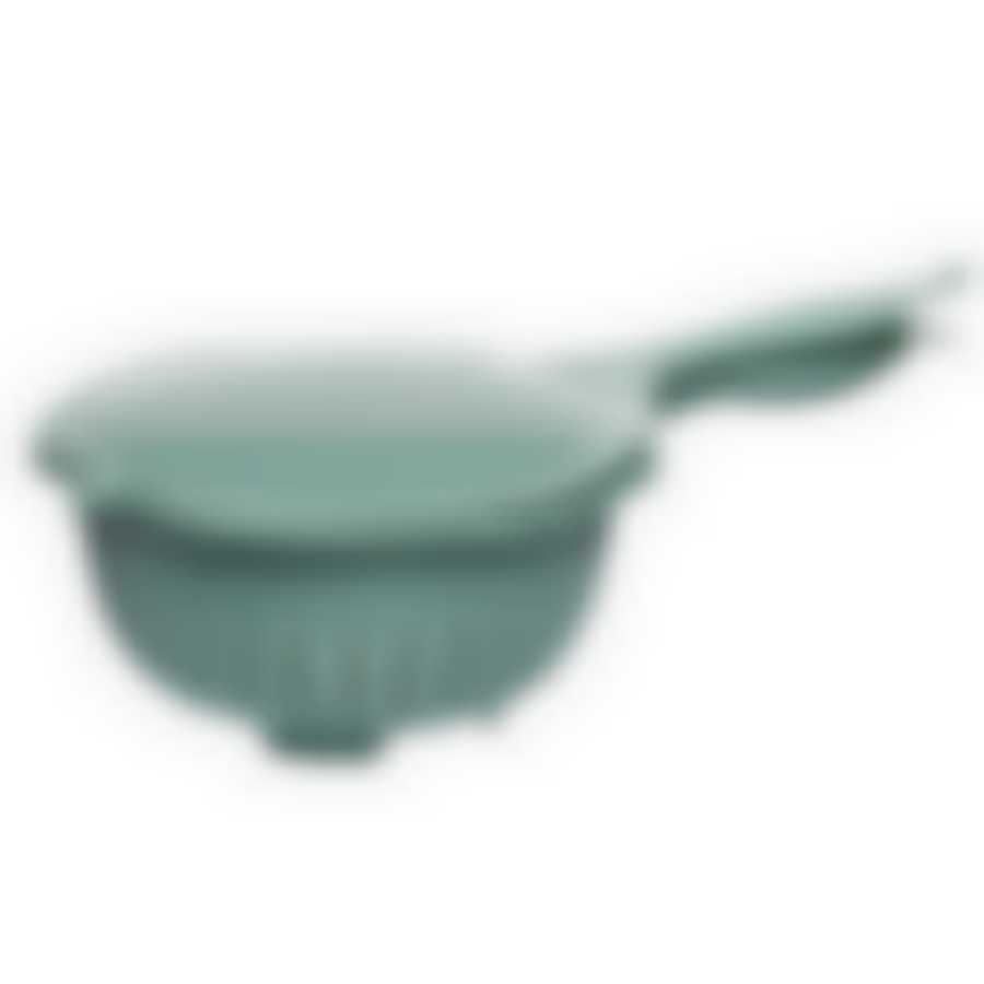 Дуршлаг с крышкой фисташковый