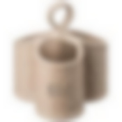 Подставка для столовых приборов коллекция Crumpled 16,5х16,5х19 см